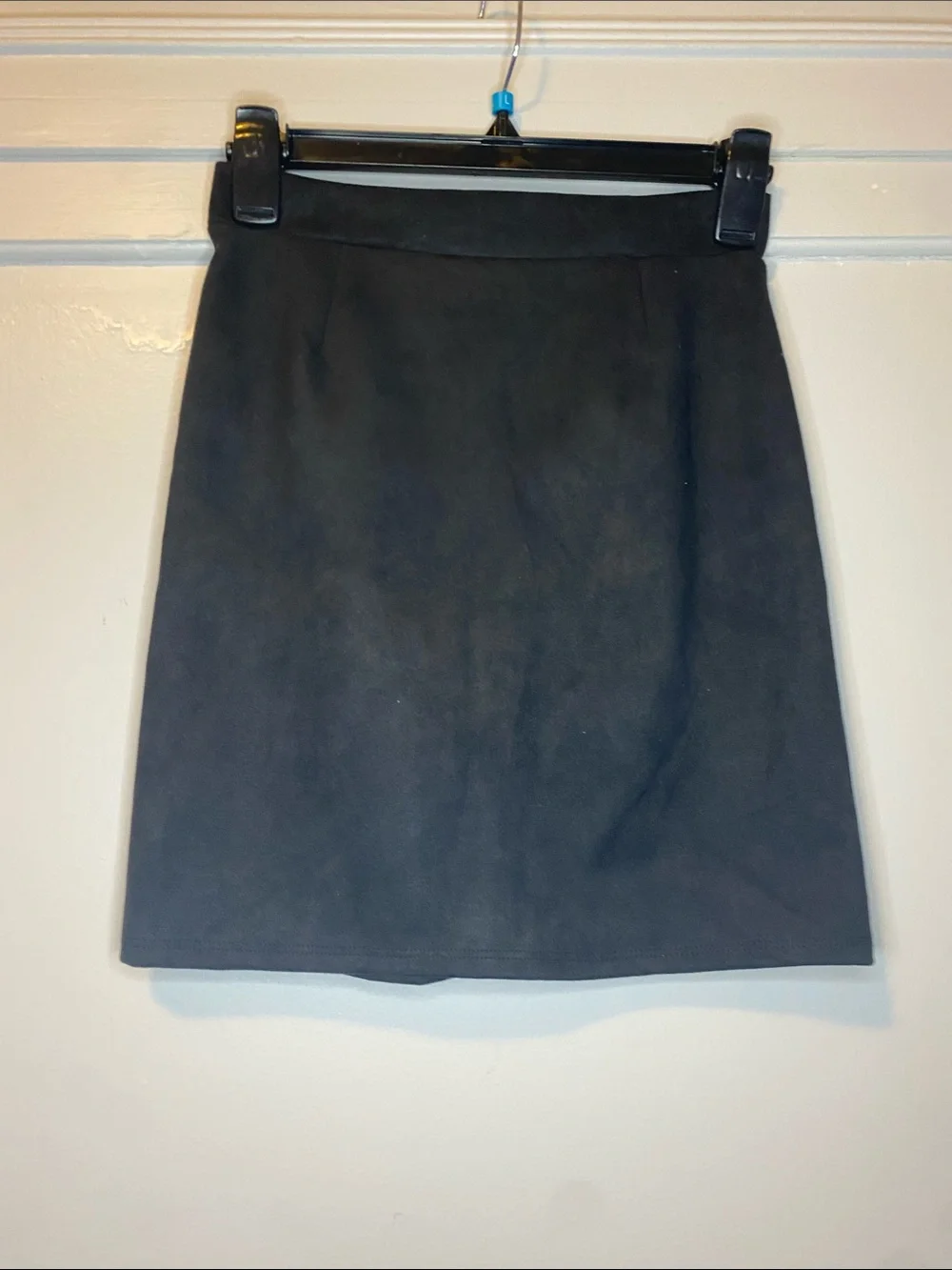 Windsor Black Mini Skirt with Front Zip